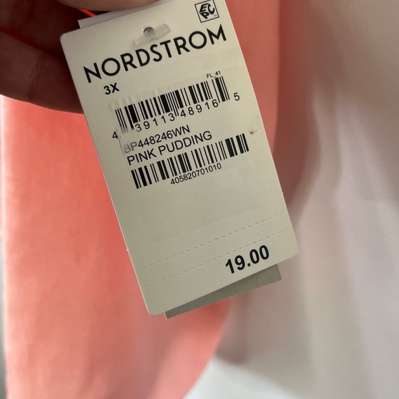 BP. Women’s Crop Satin Camisole in Pink Pudding - Sz 3X - Picture 5 of 9